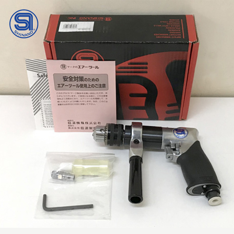 日本SHINANO信濃SI-5305-8A氣鉆正反轉氣鉆槍式風動鉆槍型1/2風鉆